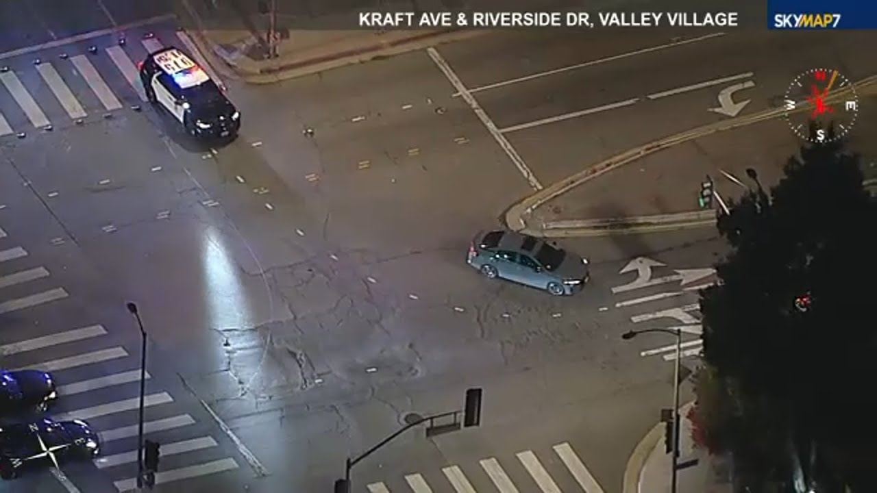 FULL CHASE: DUI suspect leads police on chase across the San Fernando Valley