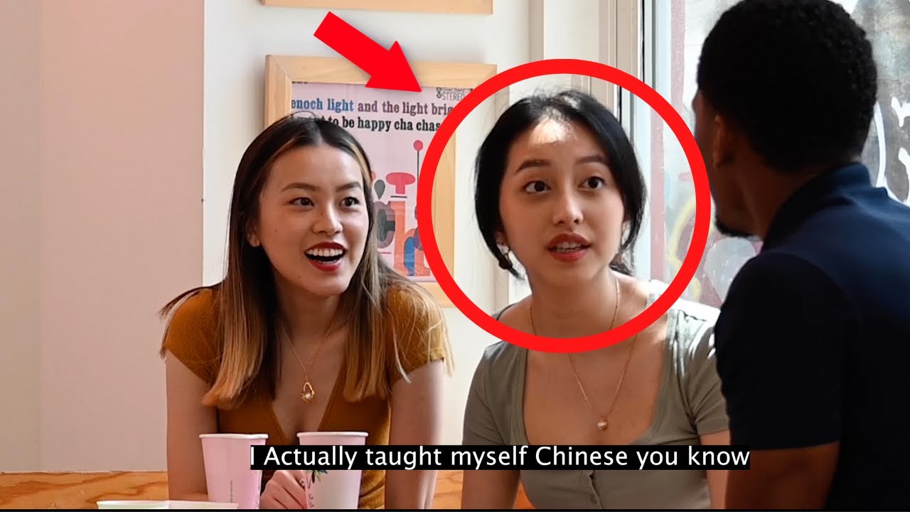 Black man gets Asian girl number by knowing Chinese!
