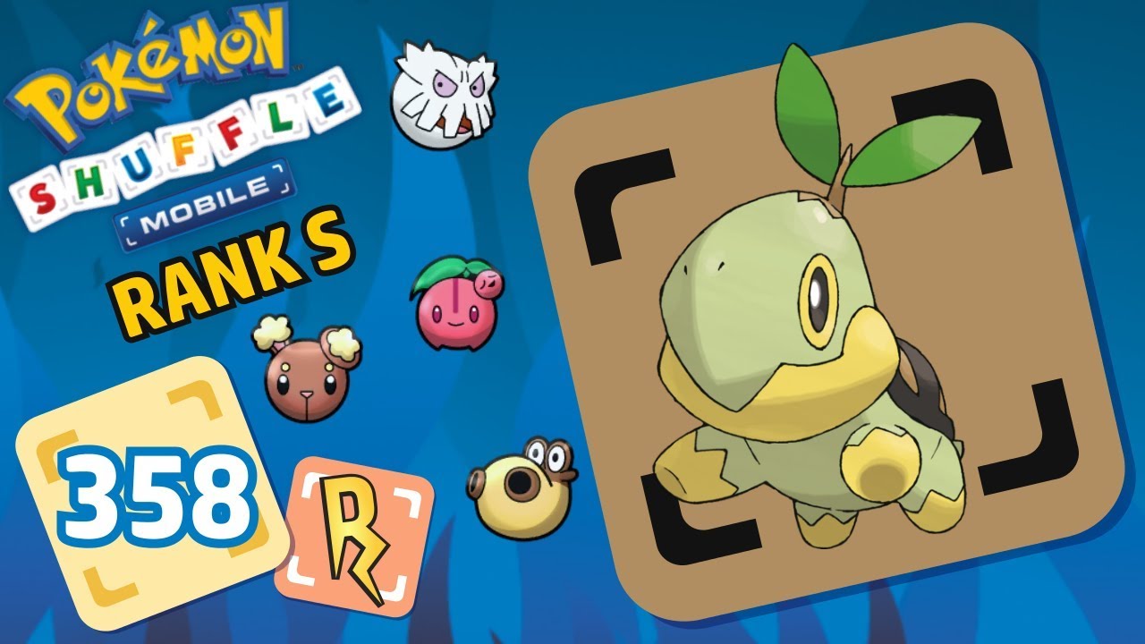Pokémon Shuffle Rank S | Turtwig Puzzle, Abomasnow (611-615)