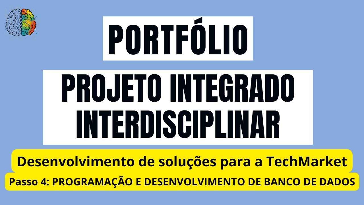 PROJETO INTEGRADO INTERDISCIPLINAR - P4 - TechMarket - ADS #ads #projetointerdiciplinar #faculdade