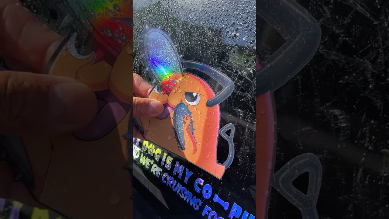 *Secret Trick* How to install stickers bubble free every time! #stickers #animeart #animestickers