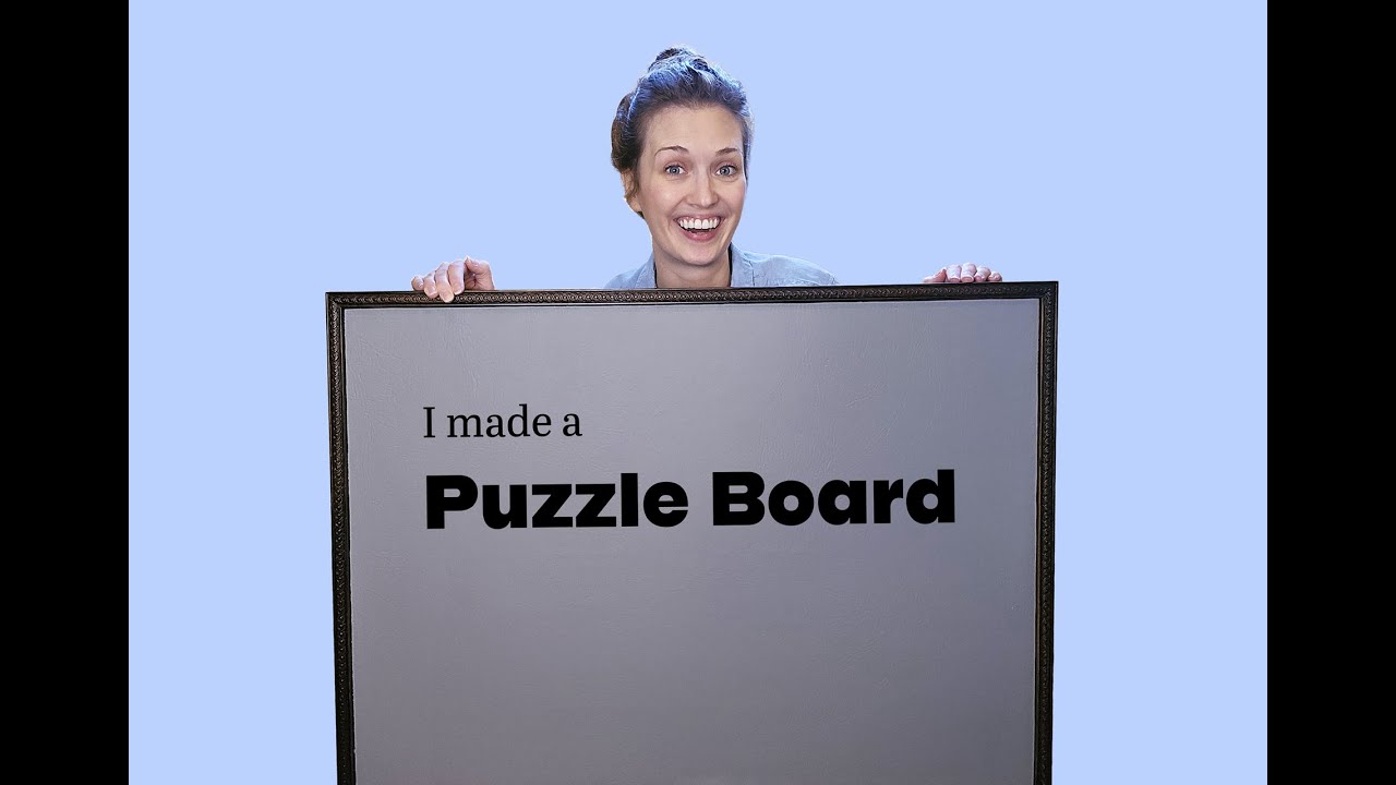 I Built a Custom Puzzle Board