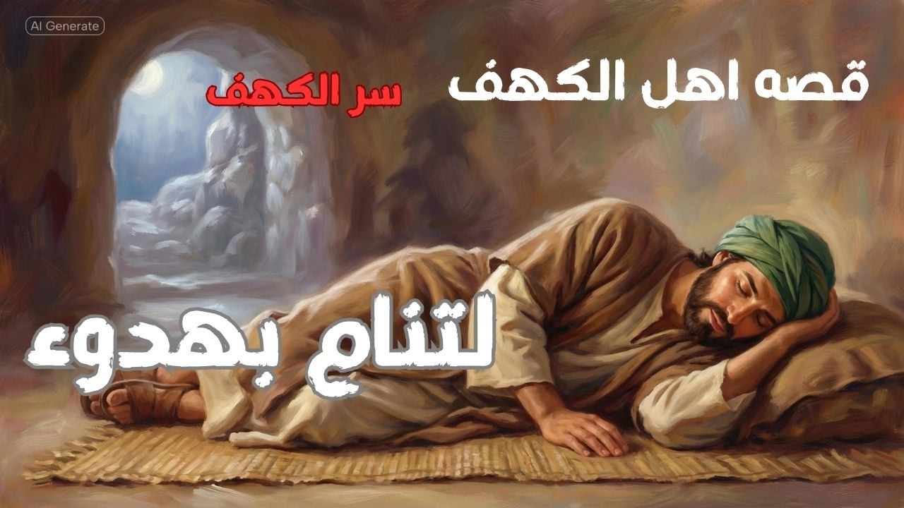 قصة أصحاب الكهف كاملة | قصة قرآنية مريحة للنوم🌙