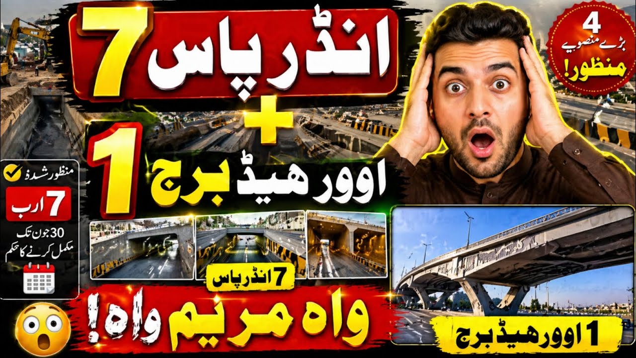 Lahore Ring Road SL-4 Construction: 7 Underpasses & Mega Infrastructure Project 2026
