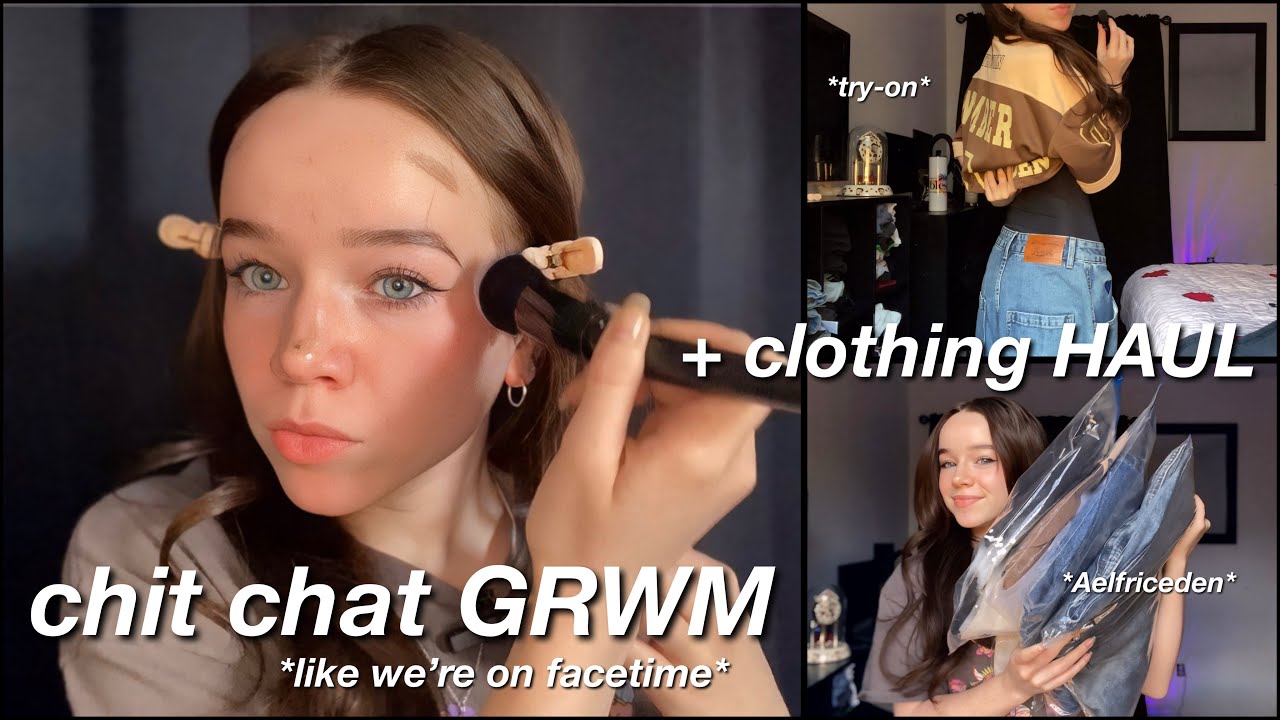GRWM + Clothing HAUL 🫧💌💫