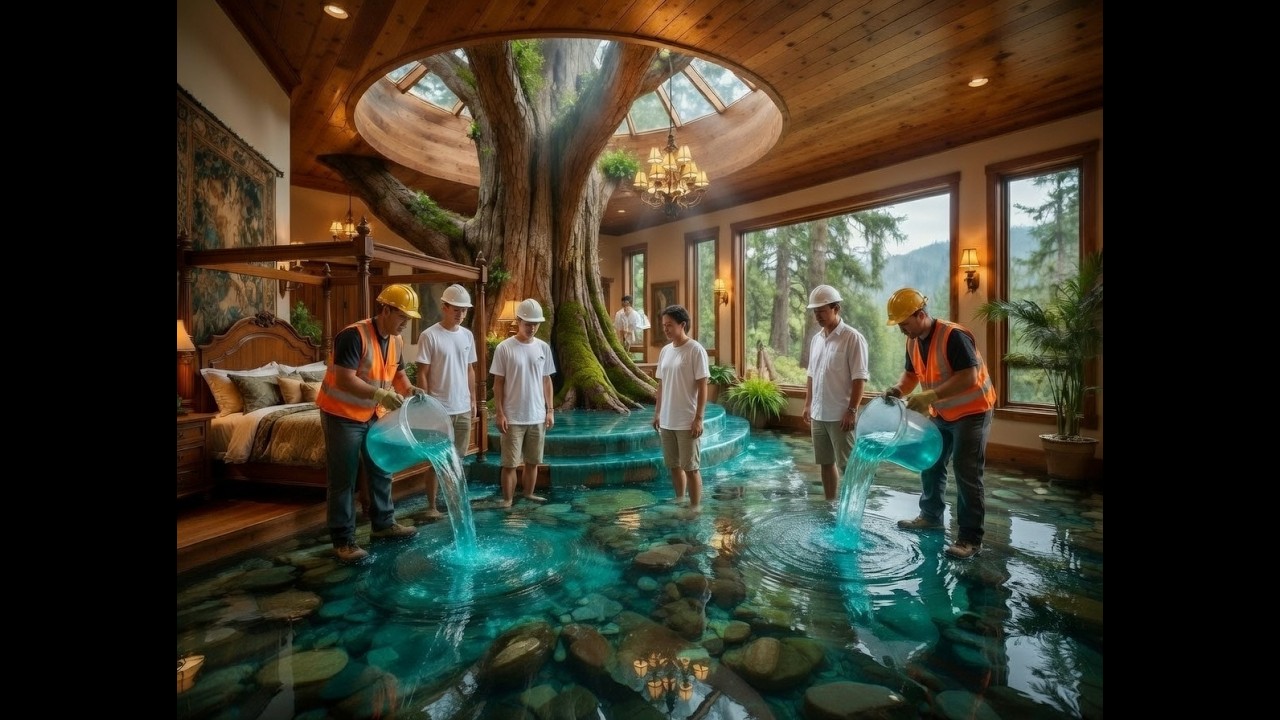 Unveiling 5 Dreamy Wooden Homes with Stunning Nature-Inspired Epoxy Floors