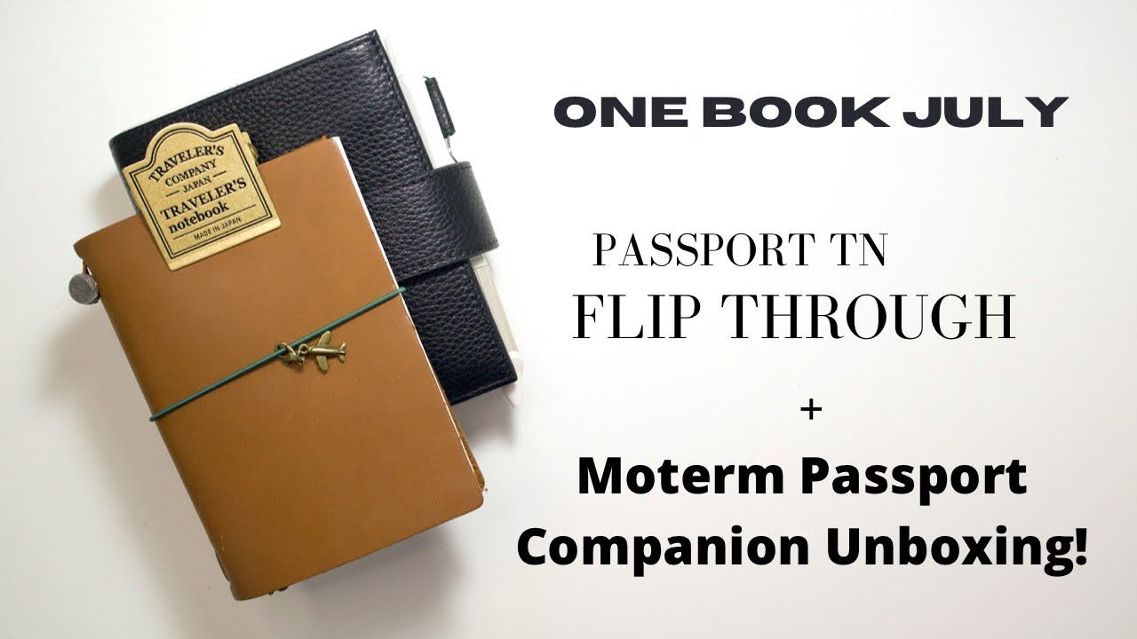Passport TN Flip Through + Moterm Passport Companion: распаковка | One Book, июль 2022 г.