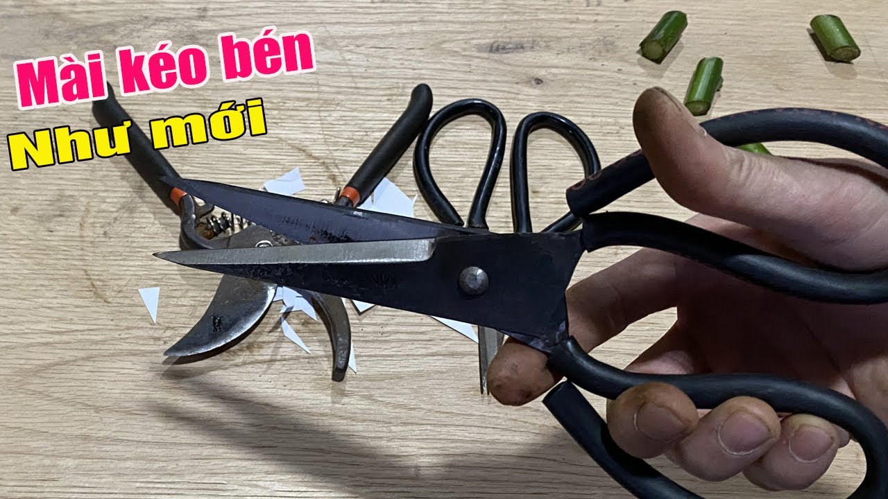 How to Sharpen Scissors Simply and Effectively | How to sharpen scissors