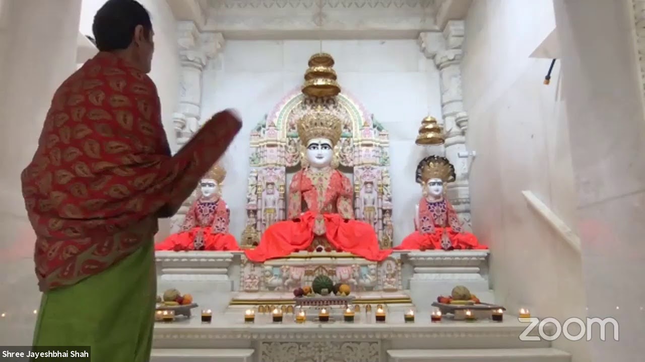 Oshwal Paryushan 2020 - Day 8 - Morning Puja, Aarti - Mangal Divo