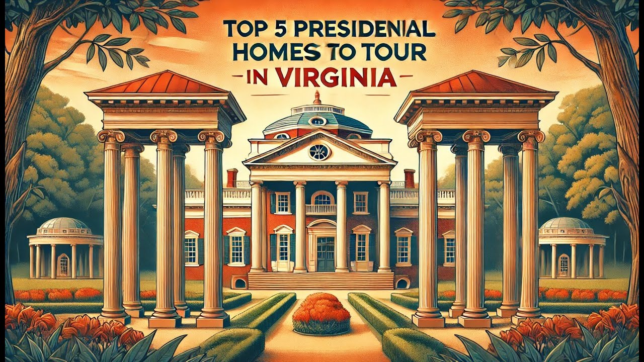 Top 5 Presidential Homes to Tour in Virginia