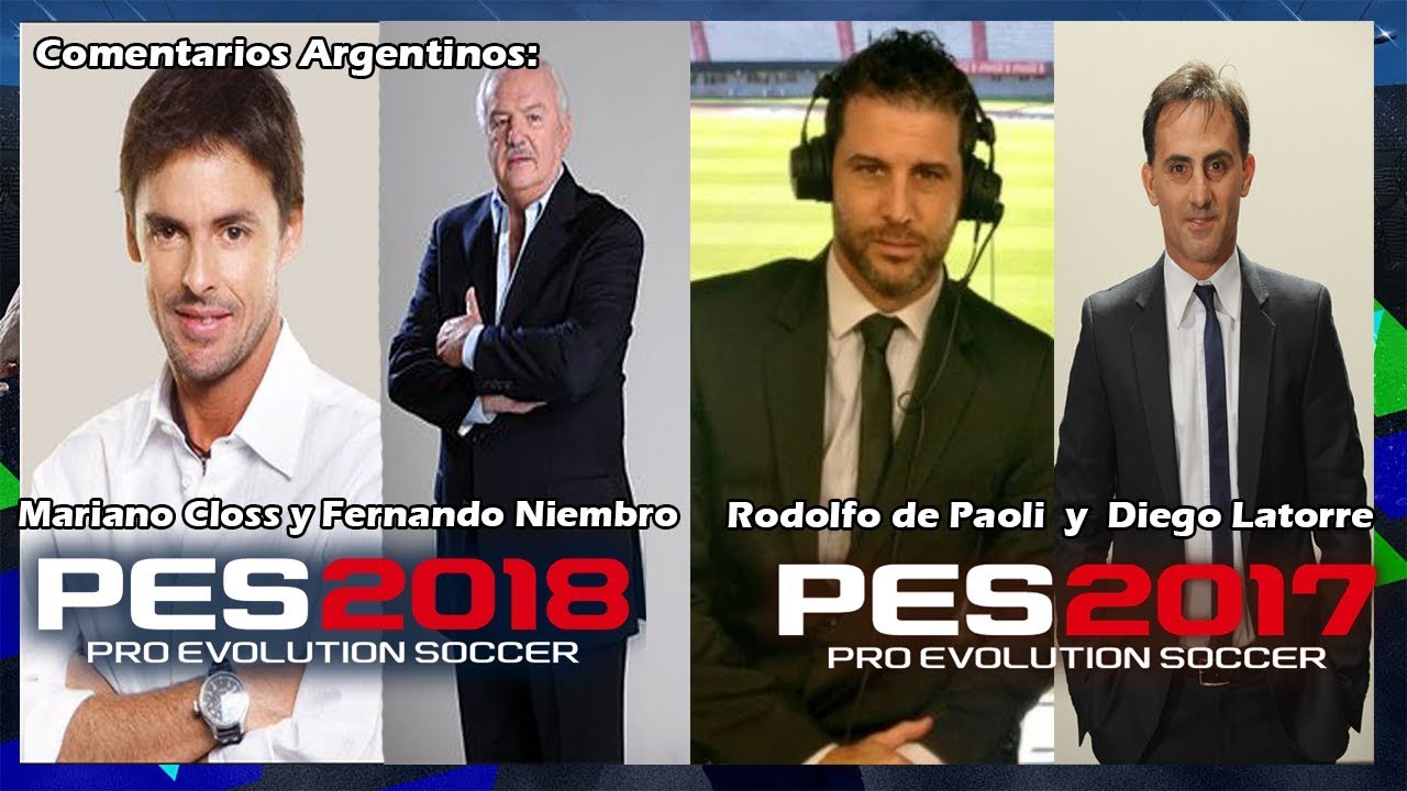Descargar│Mariano Closs y Niembro│De Paoli y Latorre│PES2018│17│19 │PC│