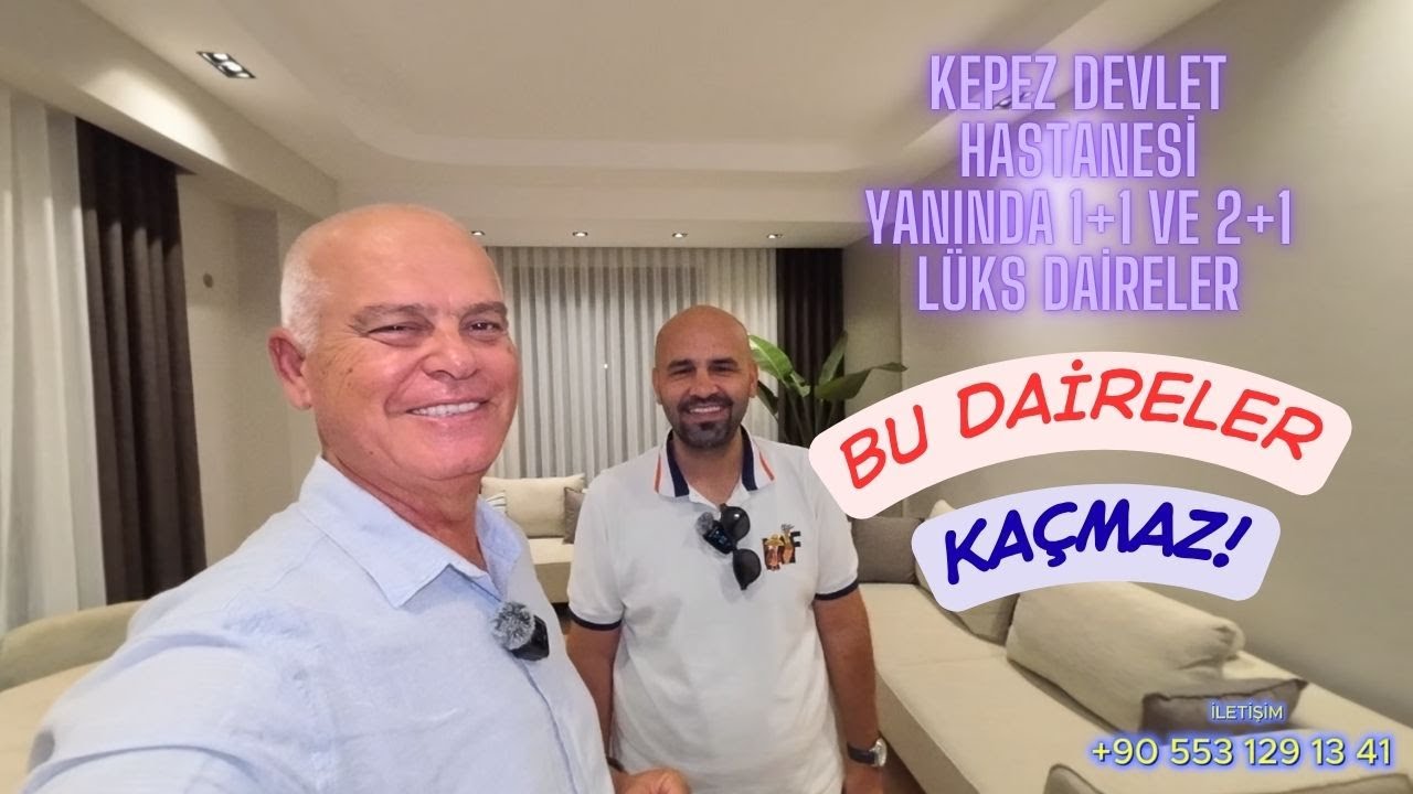 Antalya'da Kepez Devlet Hastanesi Yankınında 1+1 ve 2+1 Daireleri Gezdik