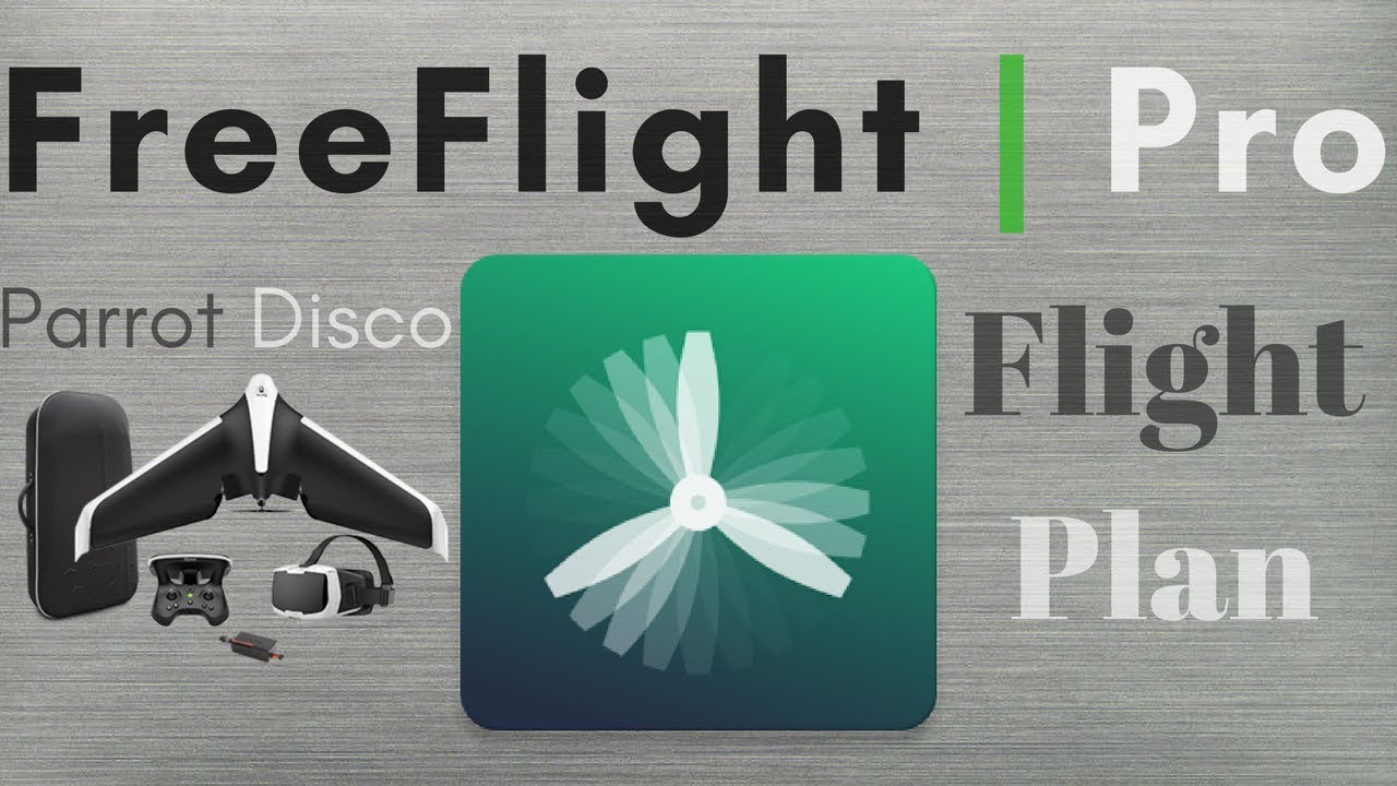 Parrot Disco Flight Plan -- First look at Flight Plan using the Parrot Disco