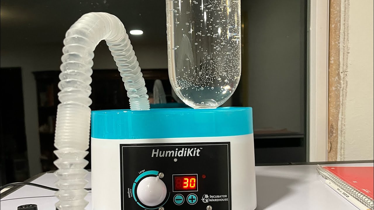 Incubator Warehouse Humidikit with the GQF Sportsman 1502 Incubator for Emu Eggs