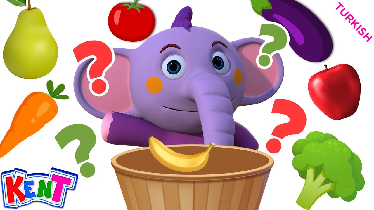 Sebze mi Meyve mi?? 🍎🥦 | Çocuklara Yönelik Eğitici Video | Sevimli Fil Kent