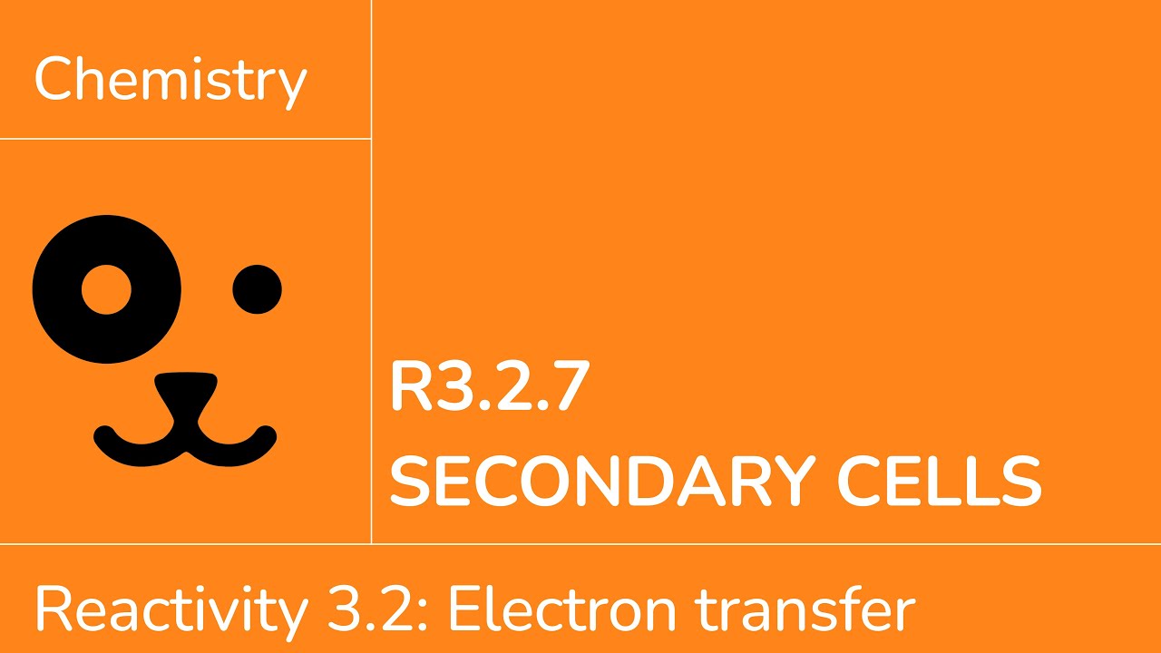 Reactivity 3.2.7 Primary, Secondary and Fuel Cells [IB Chemistry SL/HL]