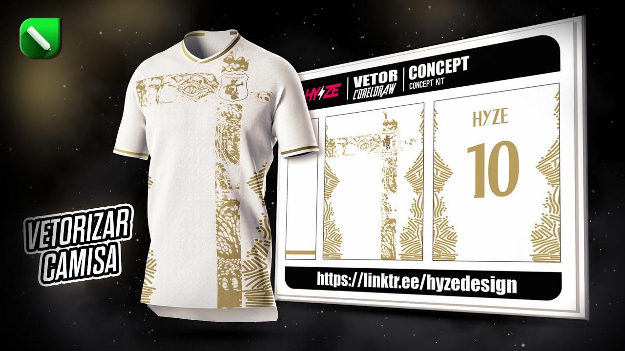 COMO VETORIZAR ARTE DE CAMISA E ENVIAR PARA A GRÁFICA (CRIANDO ARTE VETOR PARA SUBLIMAÇÃO JERSEY)