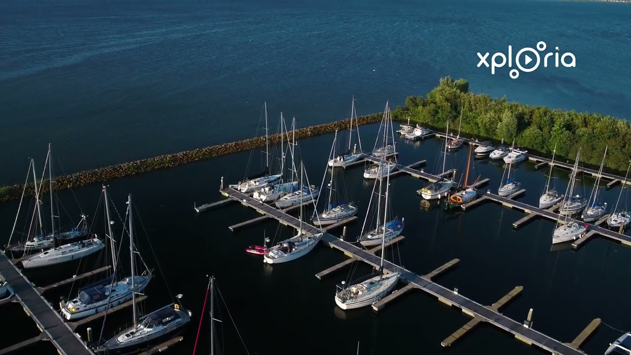 Marina Stellendam, Netherlands 2019.07 aerial video