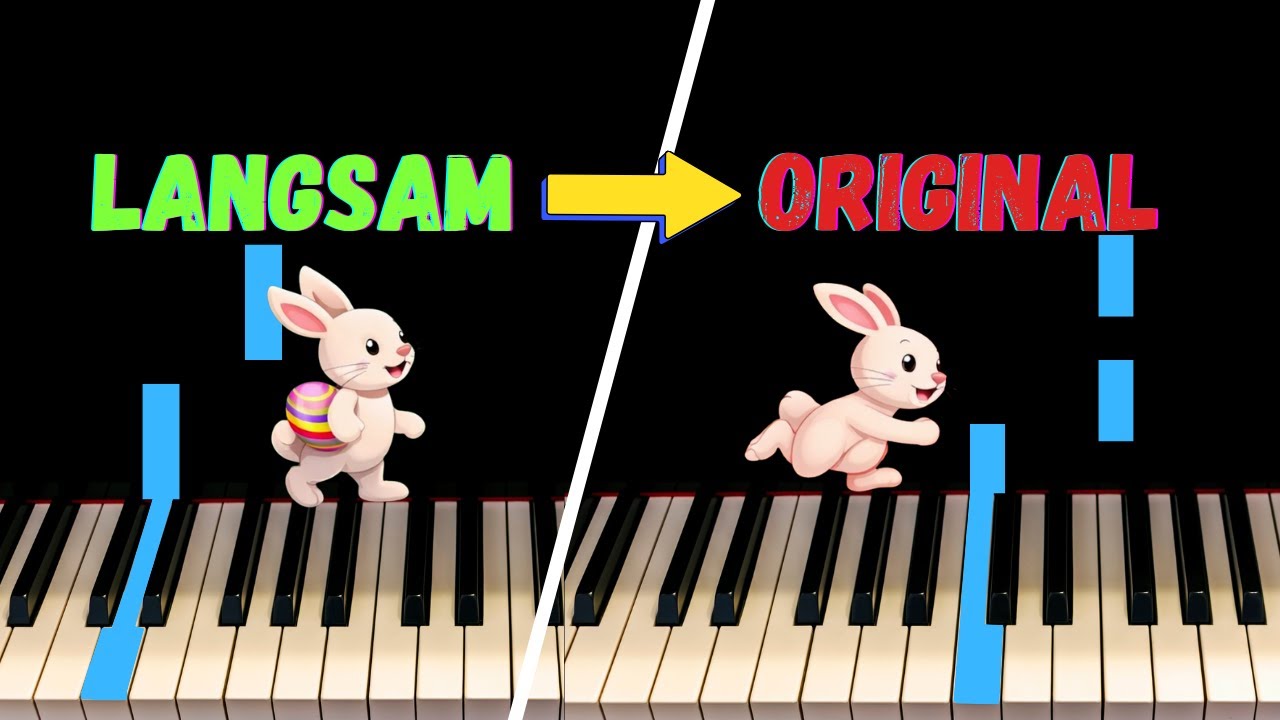 Rolf Zuckowski * Stups, der kleine Osterhase * Piano Tutorial