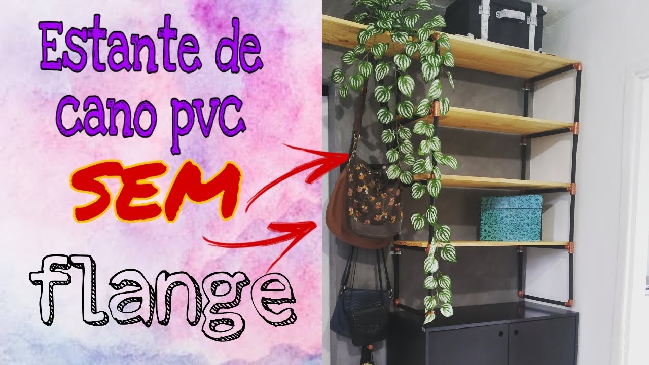 Estante de cano de pvc SEM FLANGE