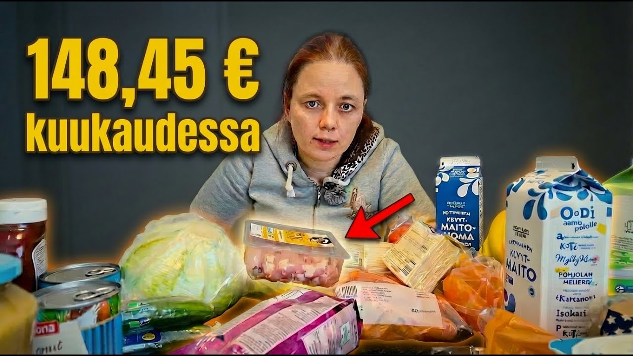 Kuinka paljon ruokaan oikeasti meni kuukaudessa?