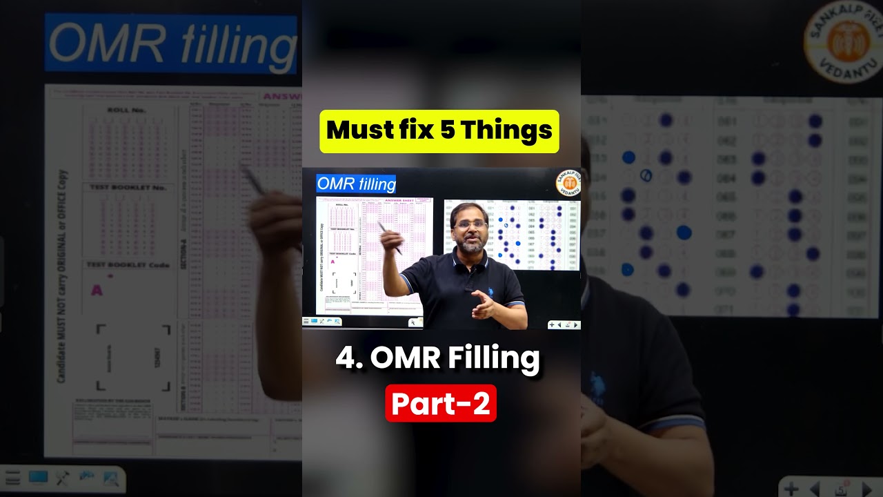 How to Fill NEET OMR Sheet 2025? - By Tarun Sir #neetomrsheet #shortsfedd #ytshorts #ytshortsfeature