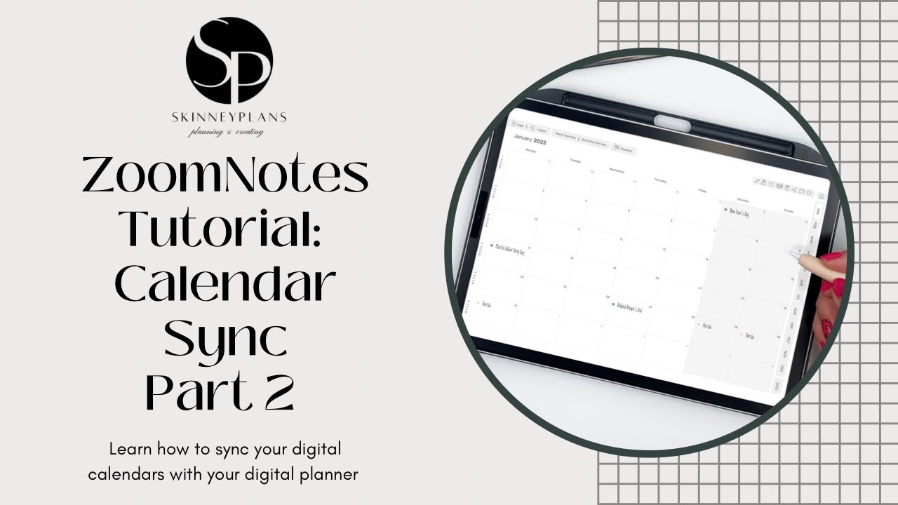ZoomNotes Tutorial: Calendar Sync Part 2
