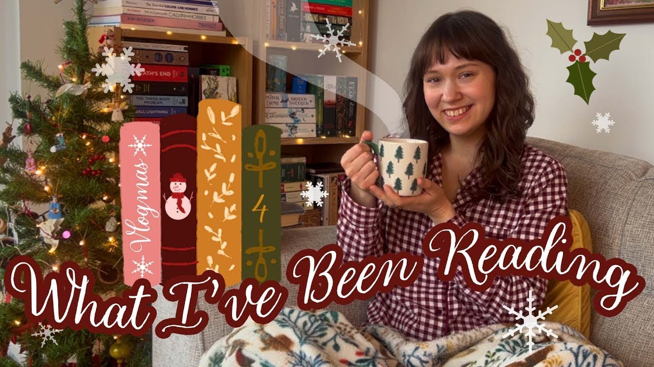 Reading updates, book recommendations + a cozy read with me 🦌❄️📚| VLOGMAS DAY 4