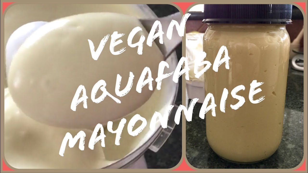 Vegan Aquafaba Mayonnaise
