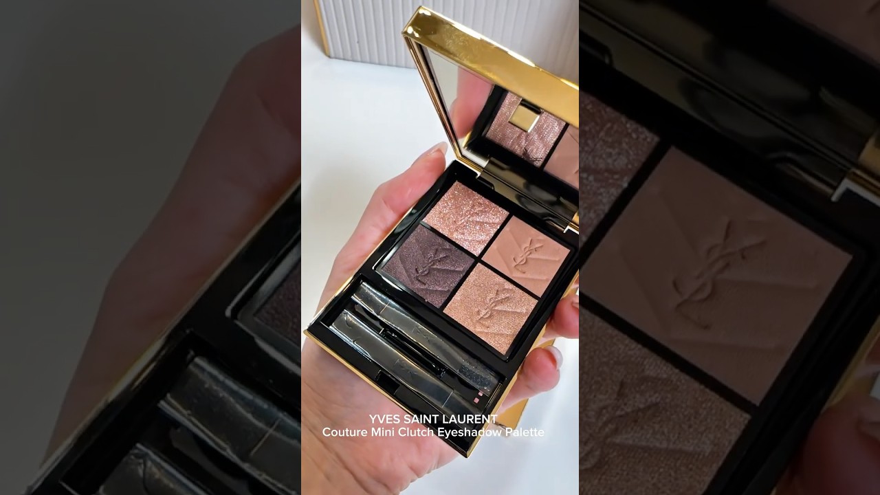 Unboxing YSL Mini Clutch Palette | Shade 710 Over Brun | Luxe Browns & Nudes! #ysl #makeup #unboxing