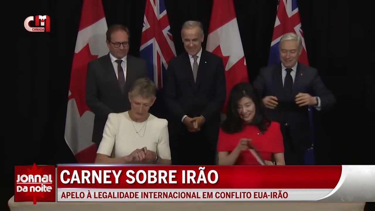 Carney  alerta para riscos do conflito Eua-Irão e defende respeito pelo direito internacional