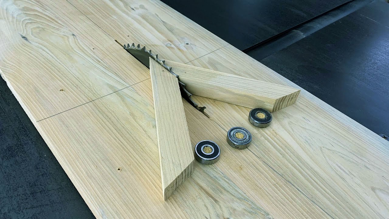 Good idea in the video |Bending wood with a circular saw blade with carbide teeth on combined planer