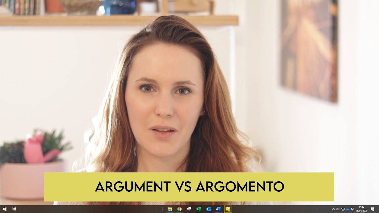 Argument vs Argomento