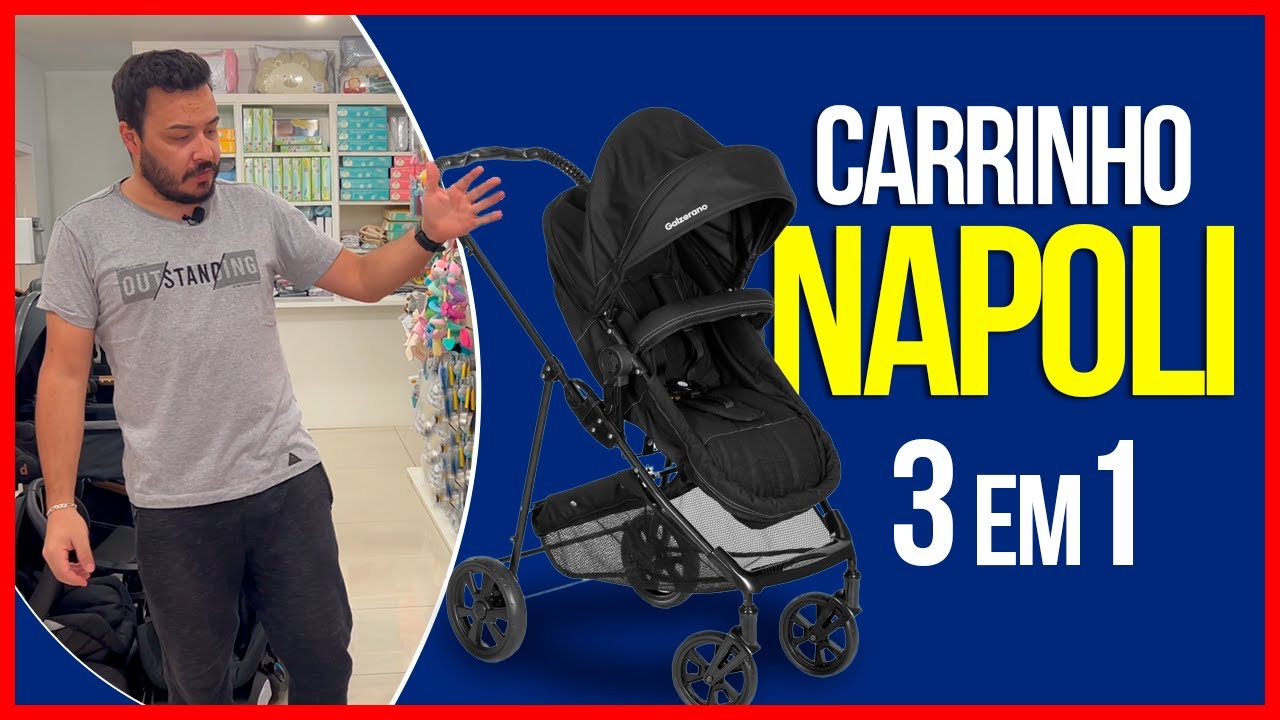 CONHEÇA O CARRINHO NAPOLI DA GALZERANO - LOJA BEM NINAR