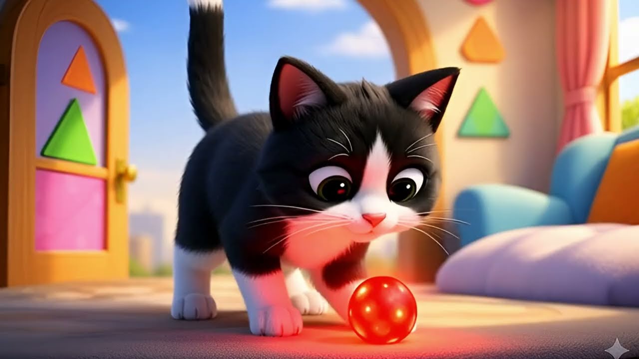 ⭐✨Milo’s Color Fun Song – Learning Colors for Kids | Cute Cat Learning Video
