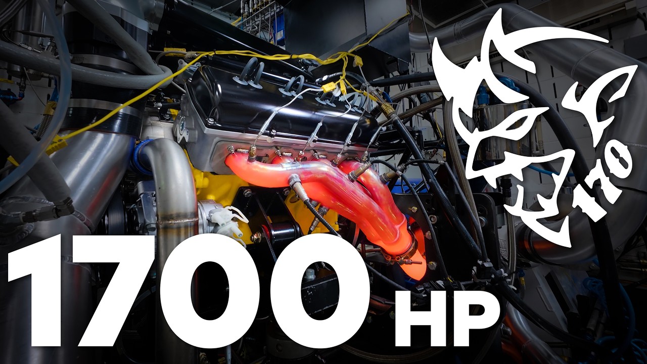 World's Most Powerful Dodge Demon 170 | Twin Turbo Demon 1700 Engine Dyno