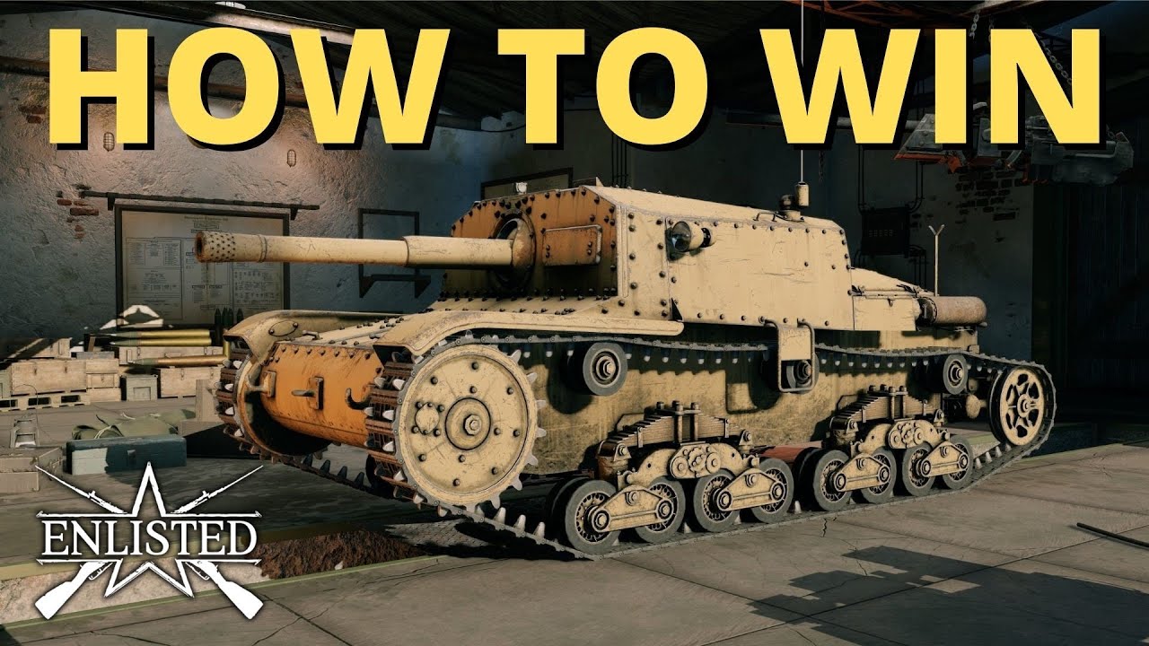 ENLISTED  - How to win with tanks guide Tactical Urban combat tips how to play Tunisia Campaign