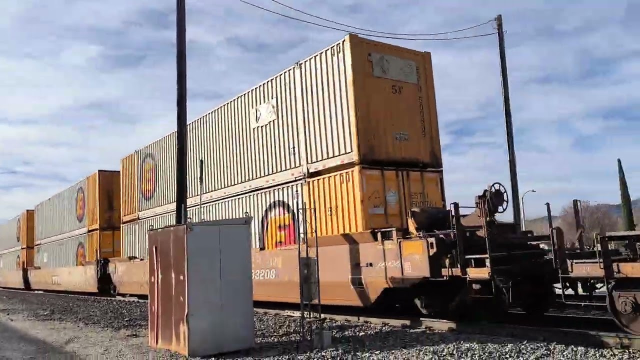 A long freight train