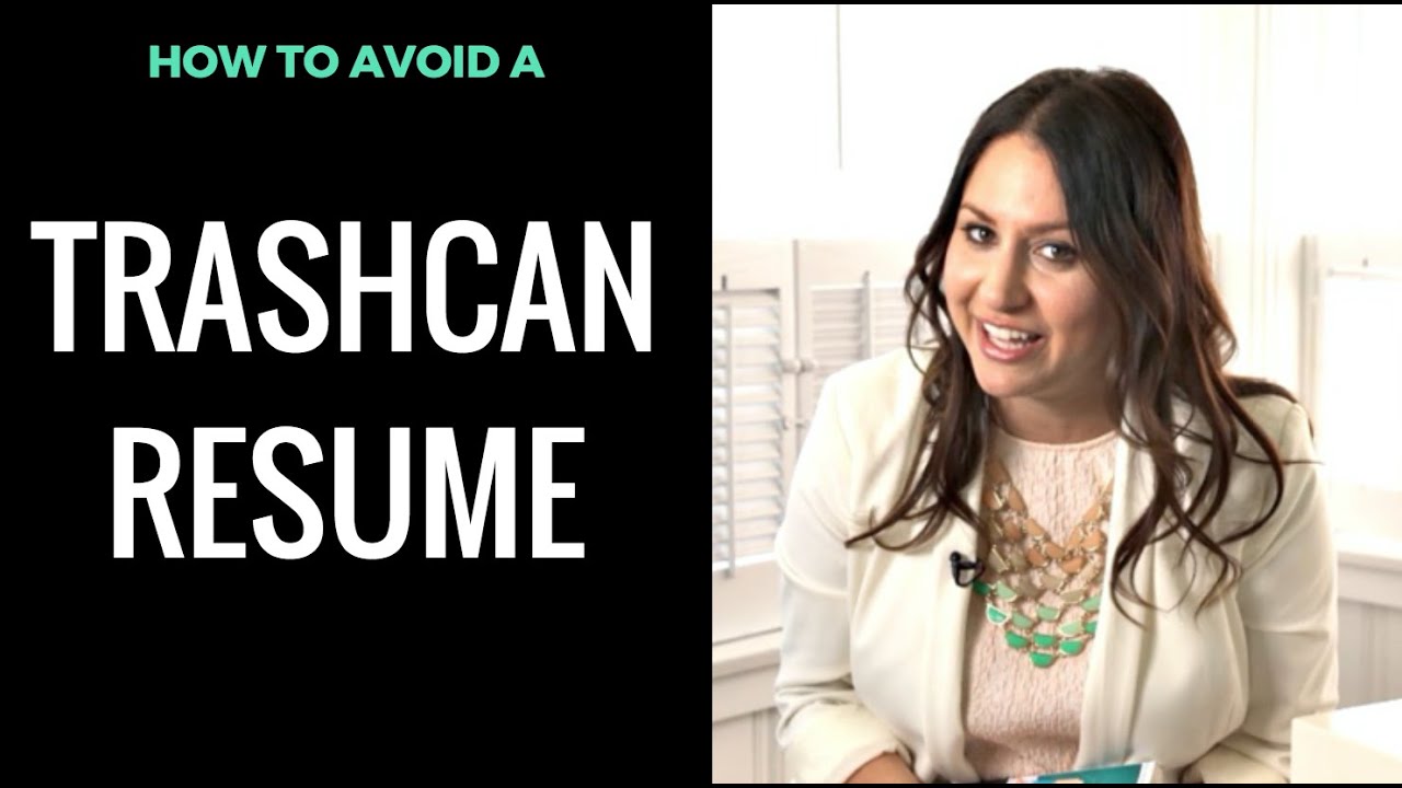 Trash can Resumes! | The Intern Queen