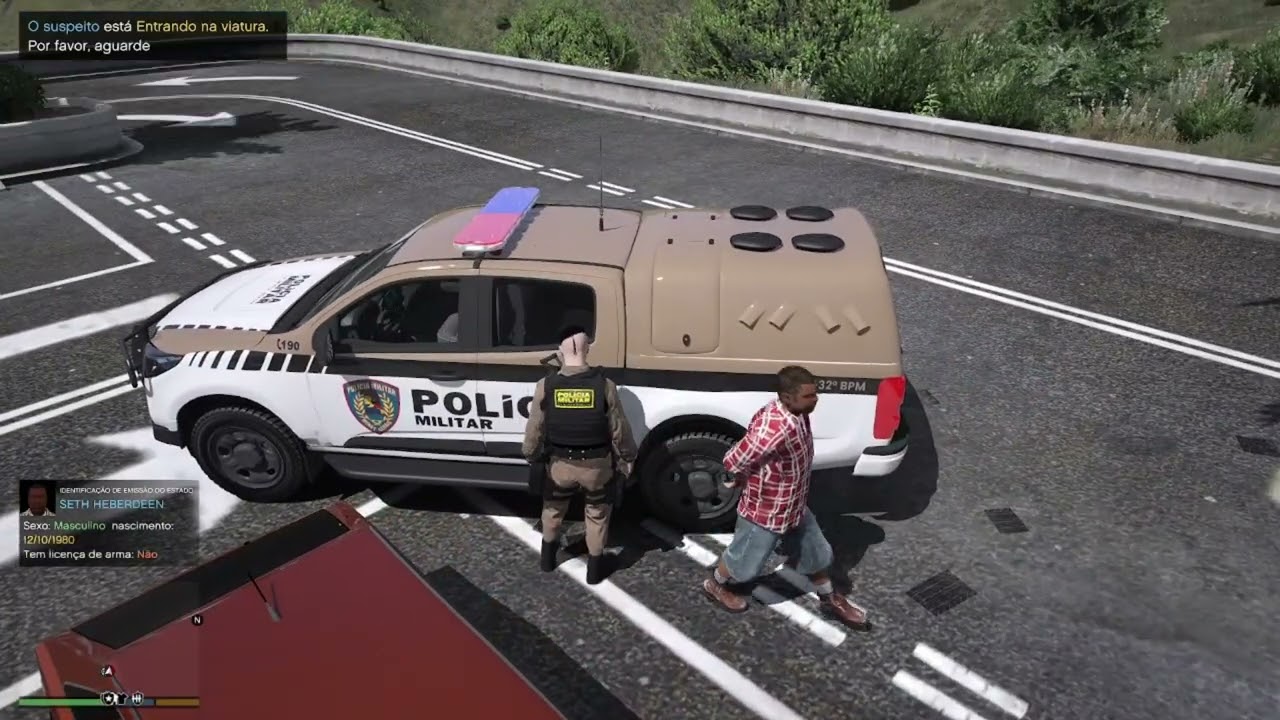 FUGIU DA CADEIA E ACHOU Q N IA SER PRESO GTA 5 PMM
