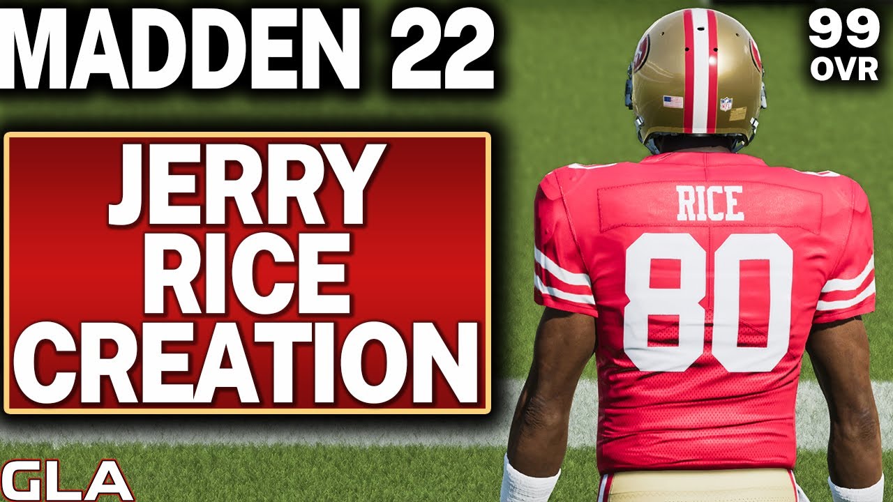 Madden 22 - WR Jerry Rice Creation 49ers Legend