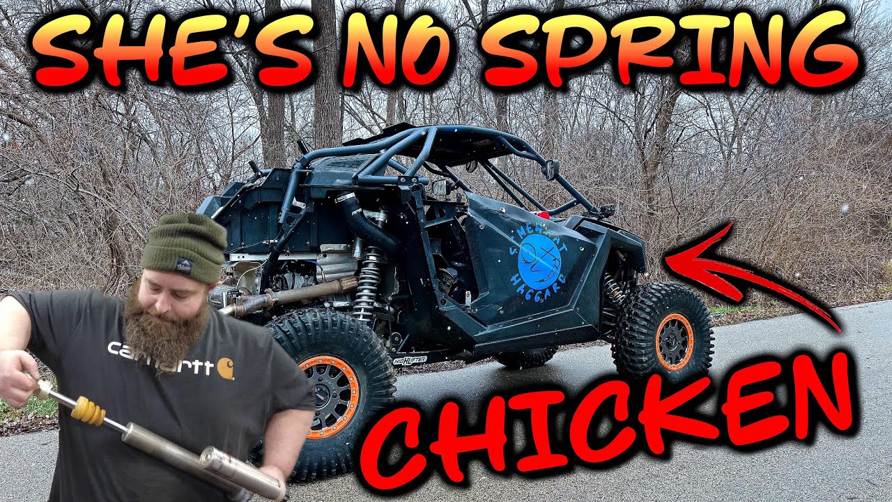RZR Pro Xp Gets Schmidty Racing Suspension Dual Rate Spring kit & We Find More Issues, Frame Damage?