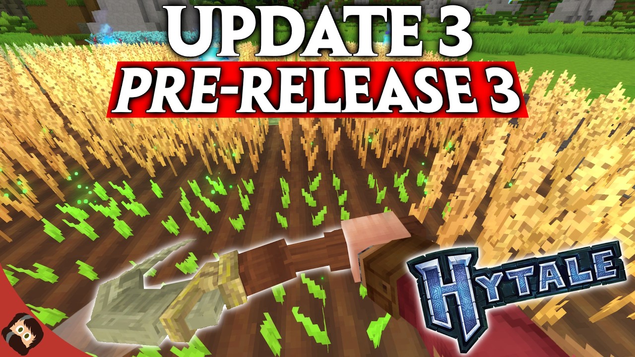 NEW Sickle Tool, Animal Taming, And MORE | Hytale Update 3 Pre Release 3