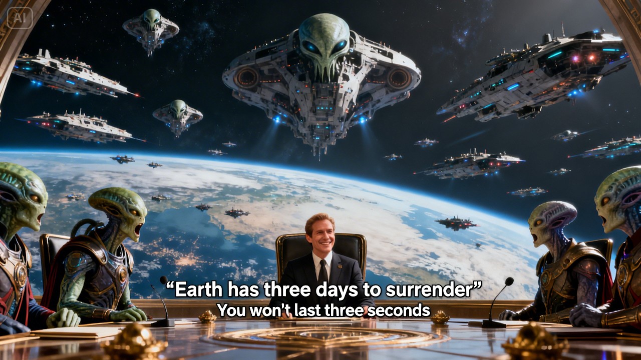 Aliens Gave Earth 3 Days to Surrender&hellip; The Human Ambassador Smiled, &ldquo;You Won&rsquo;t Last 3 Seconds&rdquo;  HFY