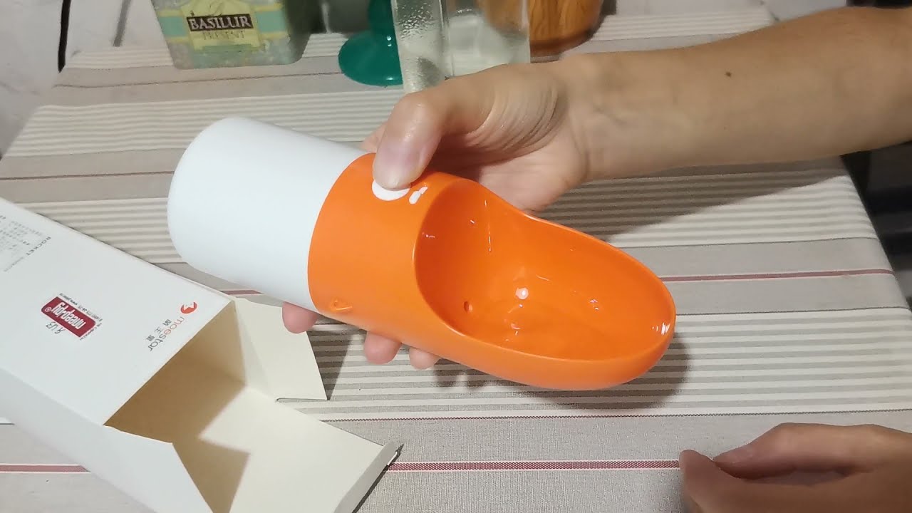 Поилка Xiaomi Moestar Rocket Portable Pet Cup 230ml Orange - отзывы в Плеер.Ру