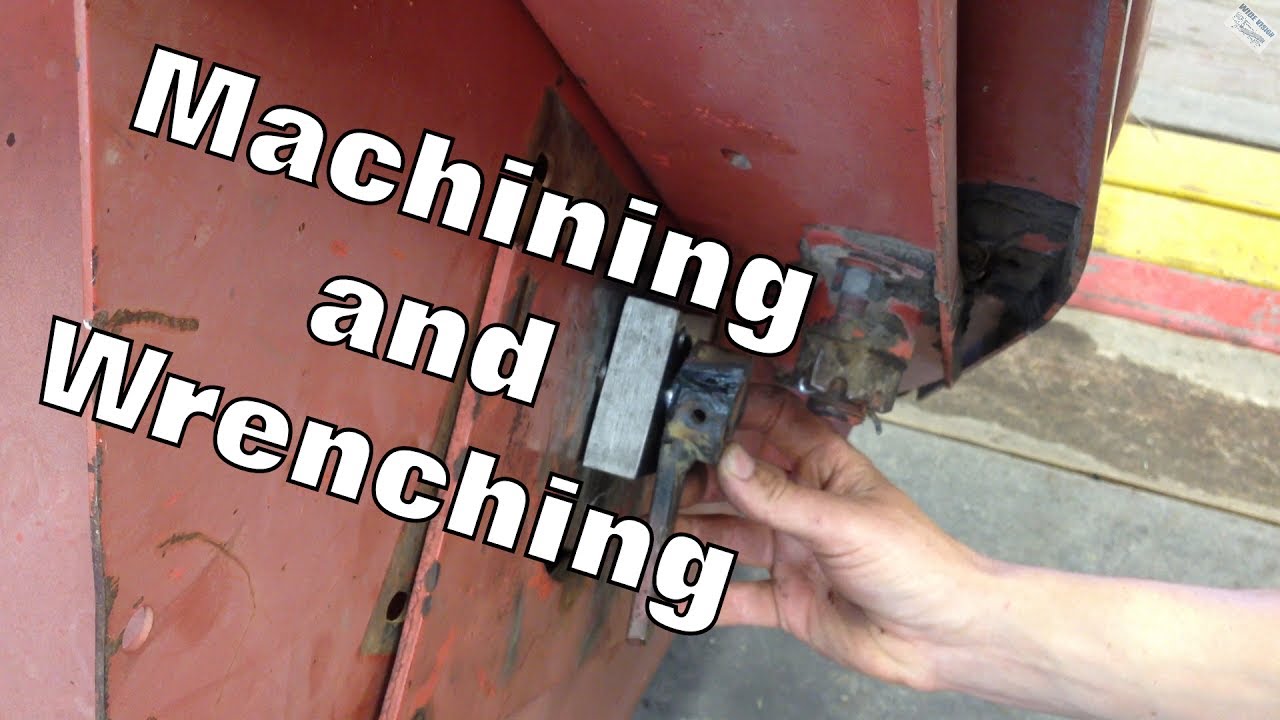 Swather Repair - Machining a timing collar and replacing a bearing