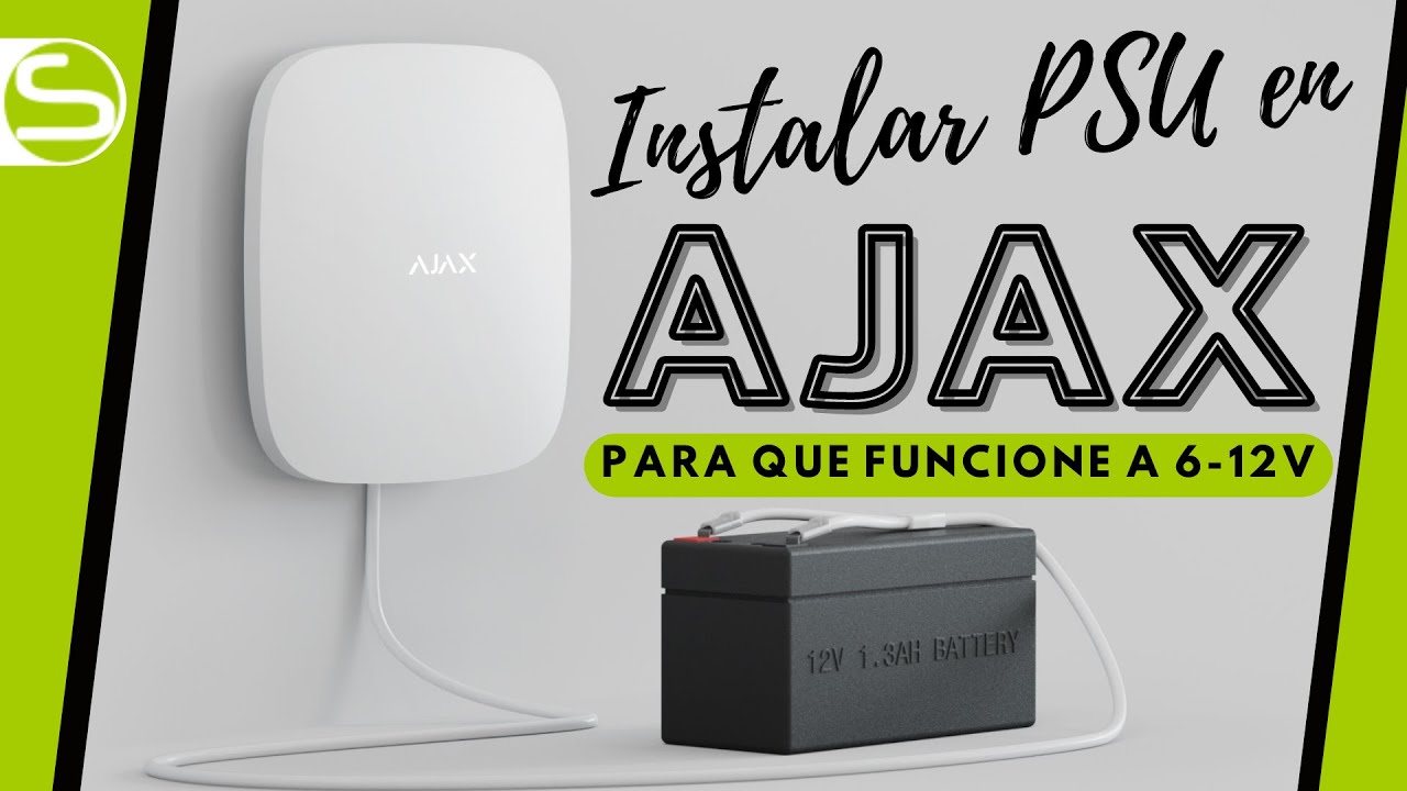 *Esto te SORPRENDERÁ: 🚨TU ALARMA AJAX FUNCIONANDO A 12V🔋 --Como Sustituir modulo de alimentación⚙️--
