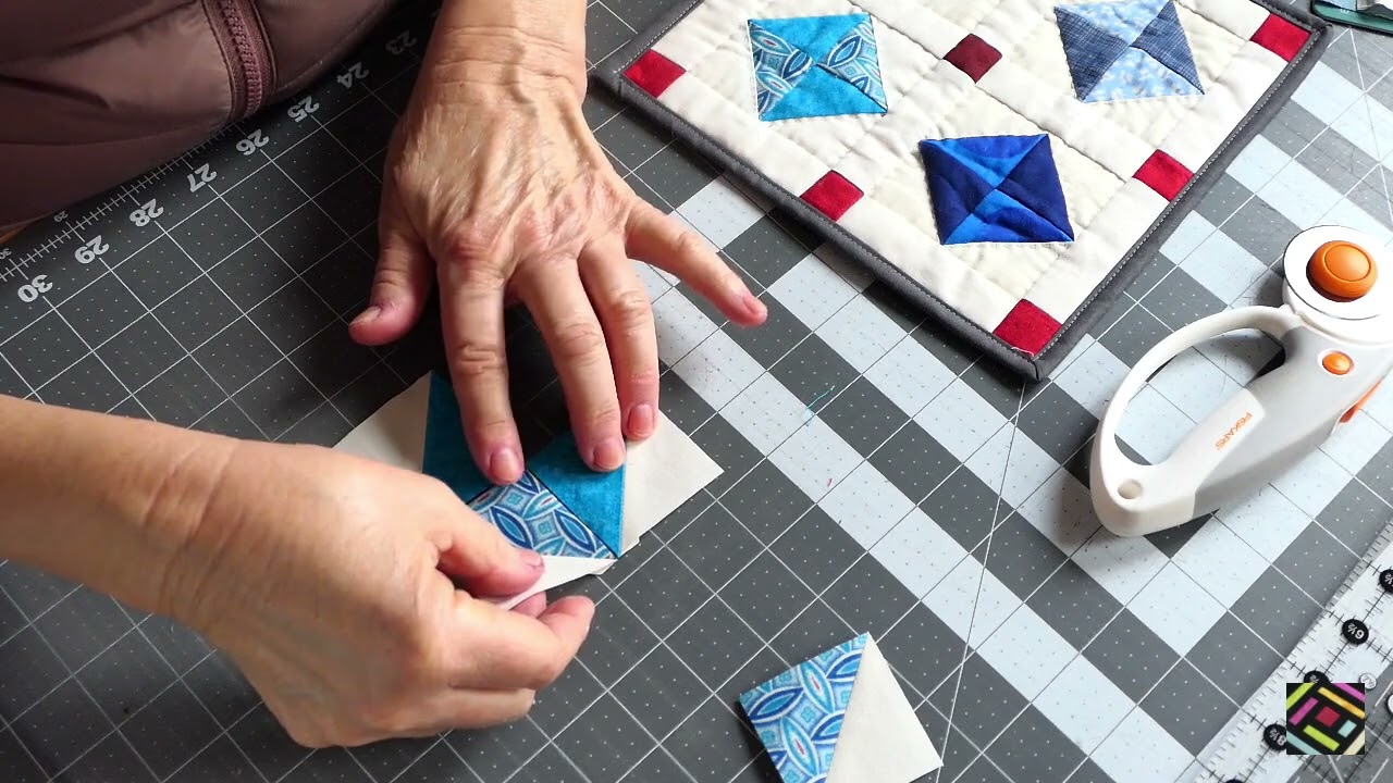 #32 Patchwork Quilt-Along 🌷 Block 3/12 | Resteverwertung (Scrapy Quilt Tutorial)