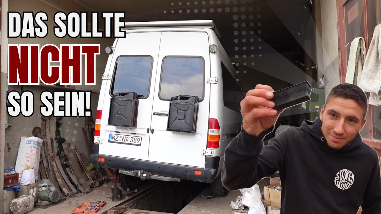 600€ Höherlegung in Armenien! Kann das gut gehen? Sprinter 212D.