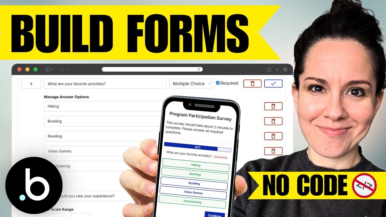 How to Build a Survey App on Bubble (Get the Template)